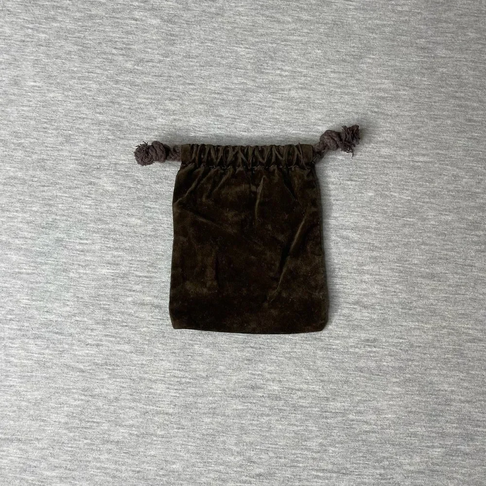 Michael Kors Velour Brown Gift Dust Bag 4” x 3” in.